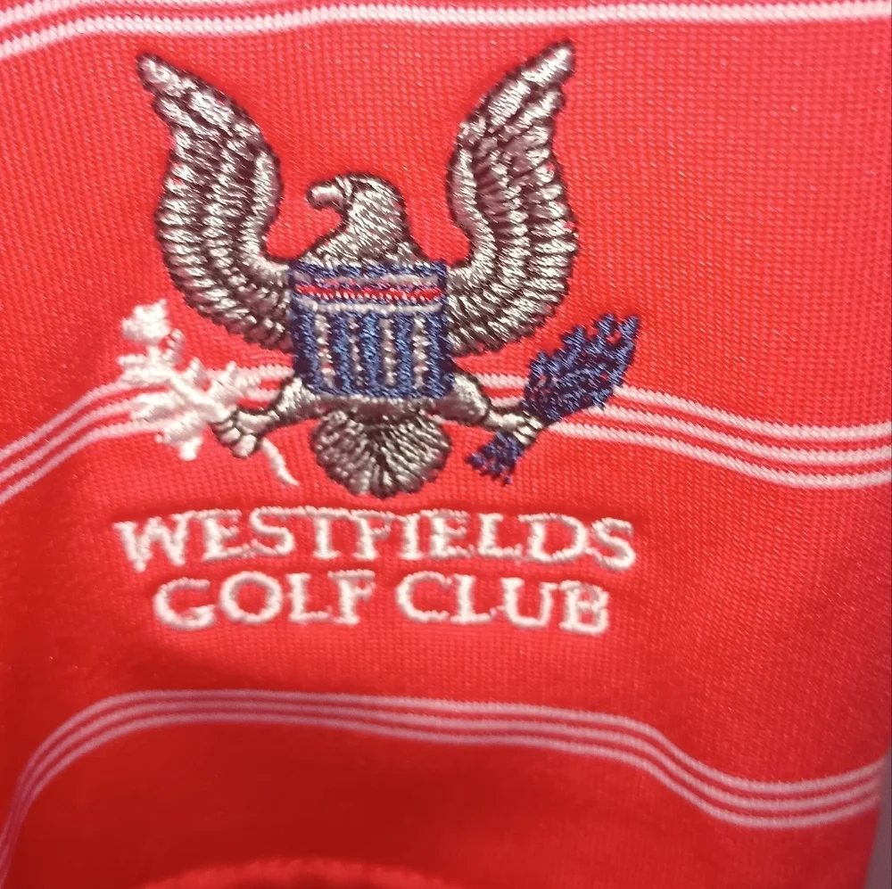 Adidas Red and White Polo Shirt with Classic Stripes #2